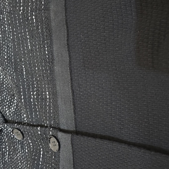 BASLER VARIEGATED TWEED RIBBON DETAIL BLAZER BLACK WHITE - Picture 5 of 14